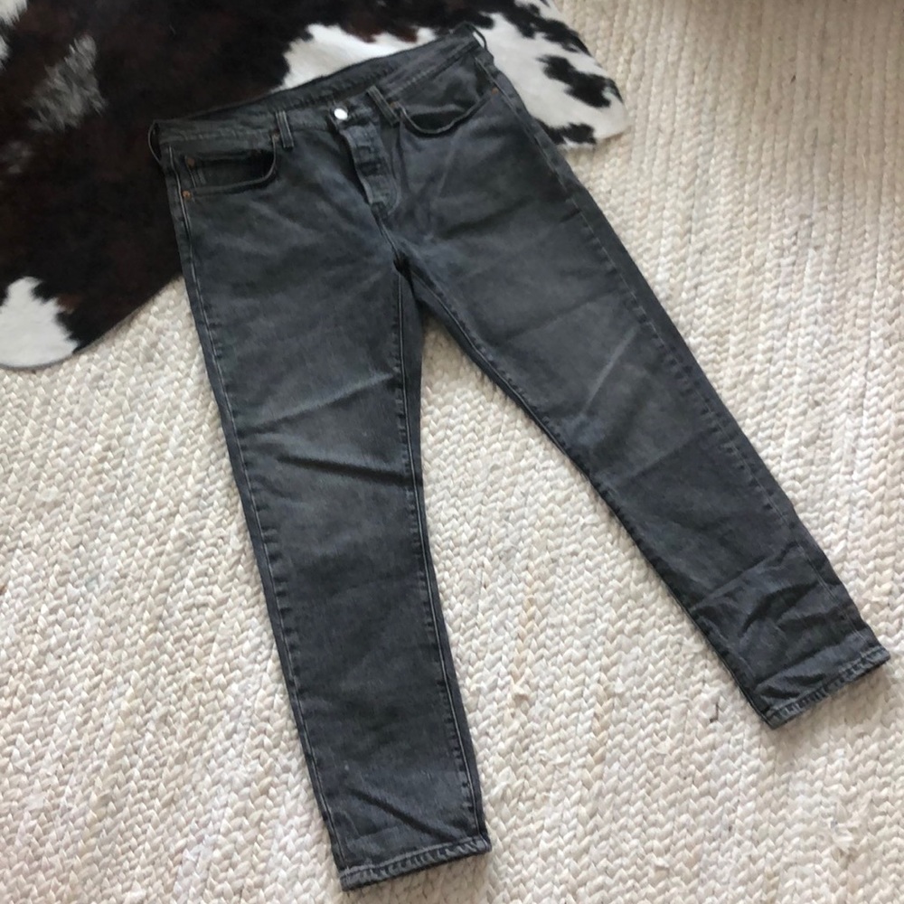 NWOT Levi’s 501T Washed Black